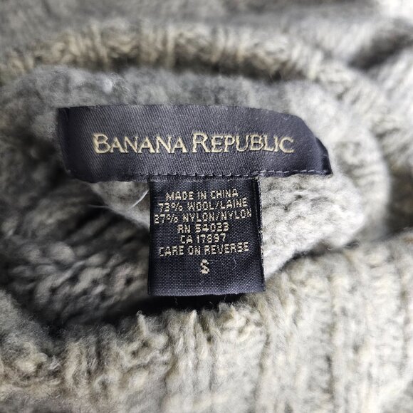 Vintage Banana Republic Pullover Turtleneck Sweater Size Small - Picture 4 of 6